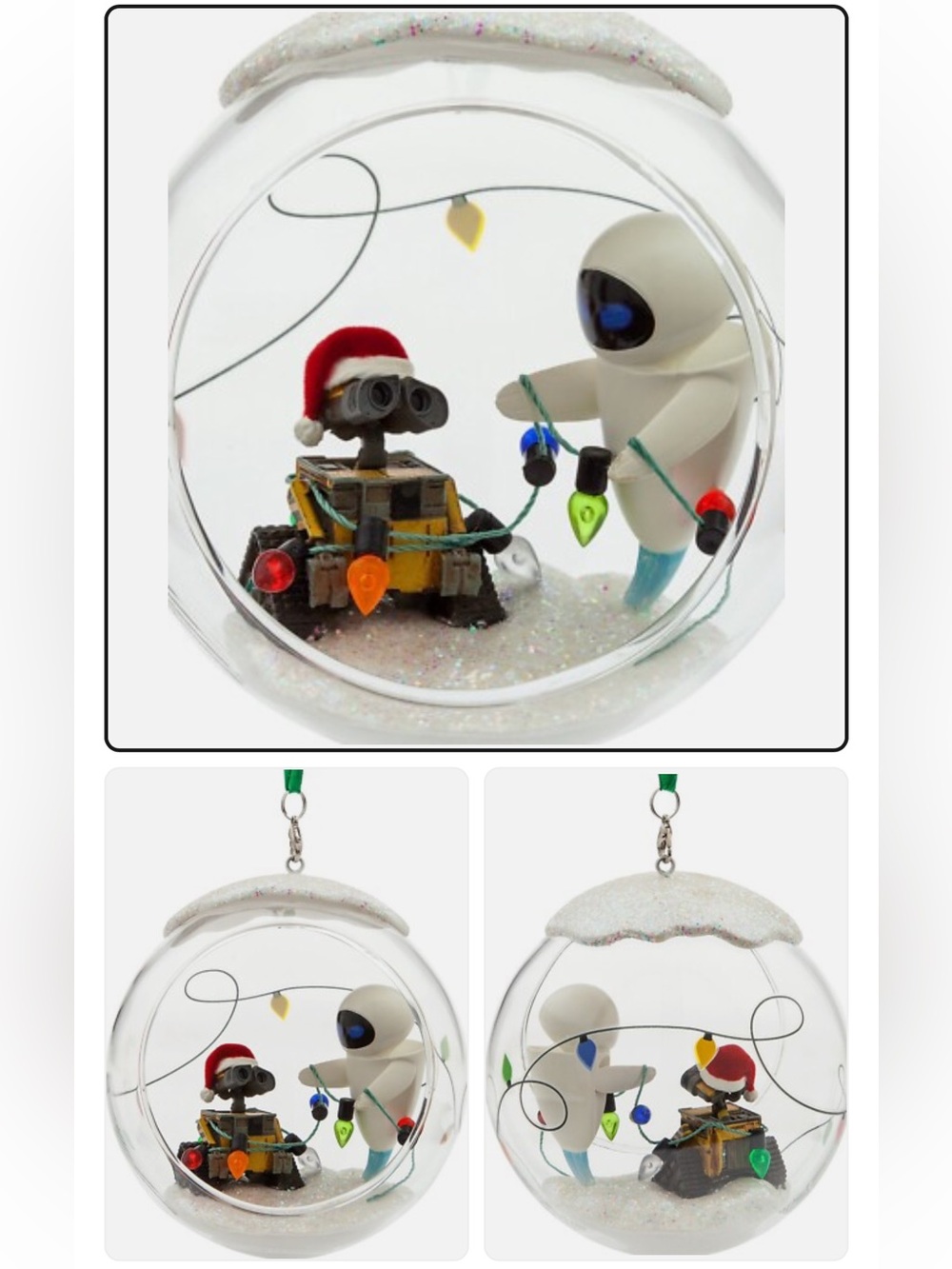 Disney WALL•E & EVE Holiday Ornament